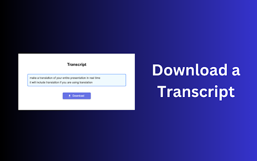 Live Captions  from Chrome web store to be run with OffiDocs Chromium online