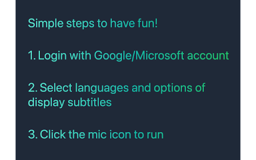 Live caption with translation (ChatGPT)  from Chrome web store to be run with OffiDocs Chromium online