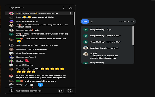 Live Chat Collect  from Chrome web store to be run with OffiDocs Chromium online