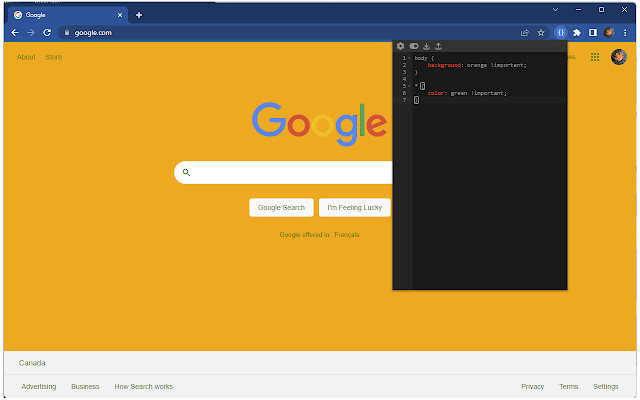 Live CSS Tester  from Chrome web store to be run with OffiDocs Chromium online