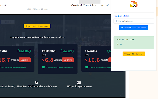 live football streaming  from Chrome web store to be run with OffiDocs Chromium online