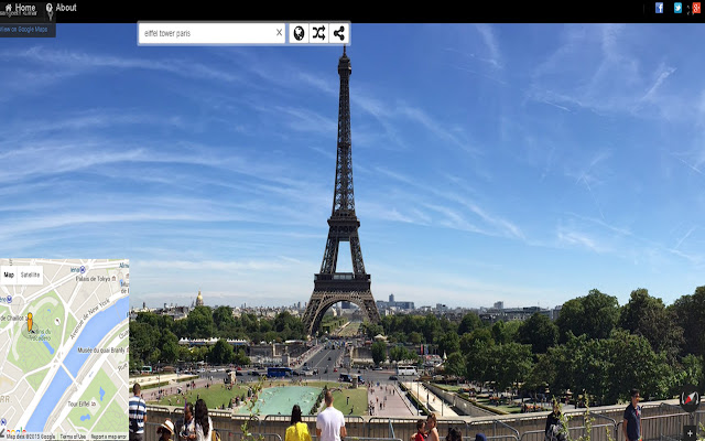 Live Street View  from Chrome web store to be run with OffiDocs Chromium online