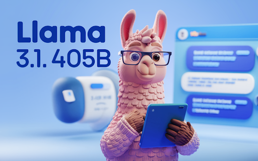 Llama 3.1 405b  from Chrome web store to be run with OffiDocs Chromium online