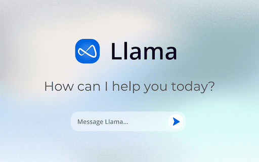 Llama AI  from Chrome web store to be run with OffiDocs Chromium online