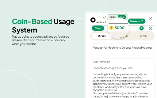 LngBrdg – AI Email writing  Translation Tool  from Chrome web store to be run with OffiDocs Chromium online