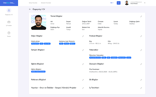 Lnkdn  OneNewOne  from Chrome web store to be run with OffiDocs Chromium online