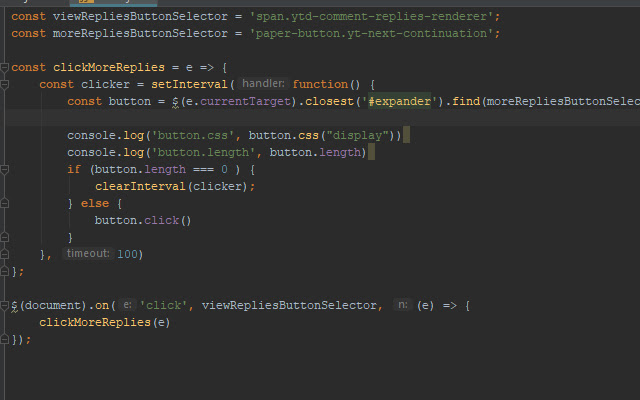 Load All Youtube Replies  from Chrome web store to be run with OffiDocs Chromium online