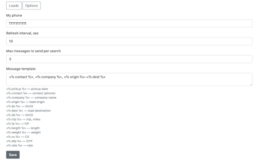 Load notification for DAT Desktop LoadLynx by Mango9  from Chrome web store to be run with OffiDocs Chromium online