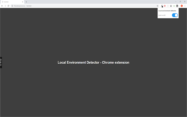آشکارساز محیط محلی از فروشگاه وب Chrome برای اجرا با OffiDocs Chromium به صورت آنلاین