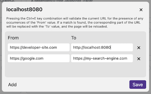Localhost eigthy eighty  from Chrome web store to be run with OffiDocs Chromium online