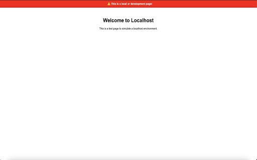 Localhost Warning  from Chrome web store to be run with OffiDocs Chromium online