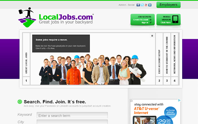 Chrome web mağazasından LocalJobs.com, OffiDocs Chromium çevrimiçi ile çalıştırılacak