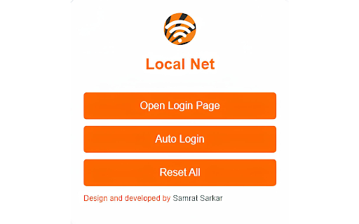Local Net  from Chrome web store to be run with OffiDocs Chromium online