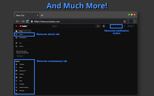 Locked In for YouTube Productivity  Focus  from Chrome web store to be run with OffiDocs Chromium online