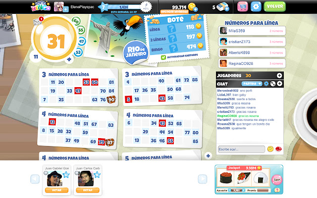 Loco Bingo PlaySpace de la boutique en ligne Chrome sera exécuté avec OffiDocs Chromium en ligne