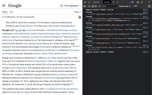LogFocus  from Chrome web store to be run with OffiDocs Chromium online
