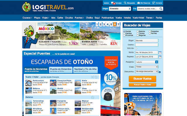 Logitravel.com  from Chrome web store to be run with OffiDocs Chromium online