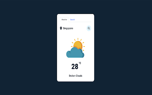Logi Weather  from Chrome web store to be run with OffiDocs Chromium online
