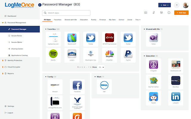 LogMeOnce  from Chrome web store to be run with OffiDocs Chromium online