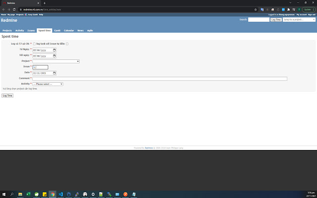 logtime tool  from Chrome web store to be run with OffiDocs Chromium online