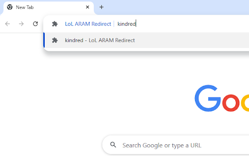 LoL ARAM Redirect  from Chrome web store to be run with OffiDocs Chromium online