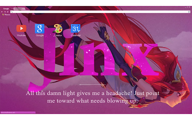 LoL Star Guardian Jinx 2 1920x1080 dal negozio web di Chrome per essere eseguito con OffiDocs Chromium online