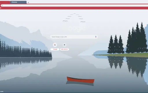 Lone Lake Reflections  from Chrome web store to be run with OffiDocs Chromium online