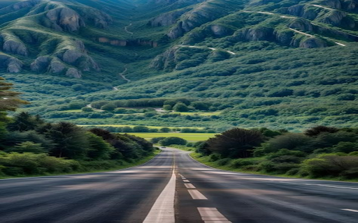 Long asphalt road Wallpaper  from Chrome web store to be run with OffiDocs Chromium online