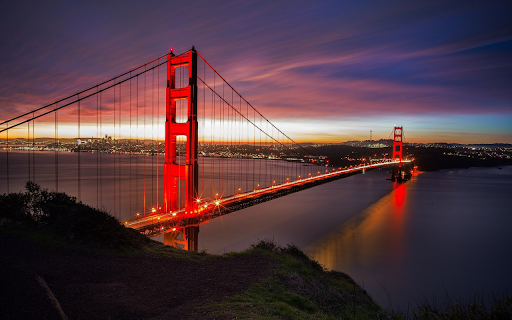 Long red bridge  from Chrome web store to be run with OffiDocs Chromium online