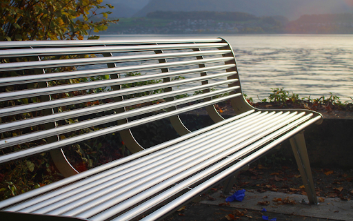 Long stainless steel bench  from Chrome web store to be run with OffiDocs Chromium online