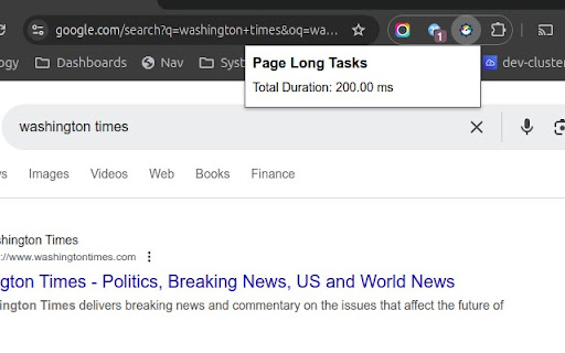 Long Task Observer  from Chrome web store to be run with OffiDocs Chromium online