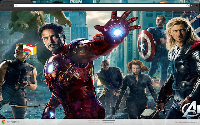 Los vengadores  from Chrome web store to be run with OffiDocs Chromium online