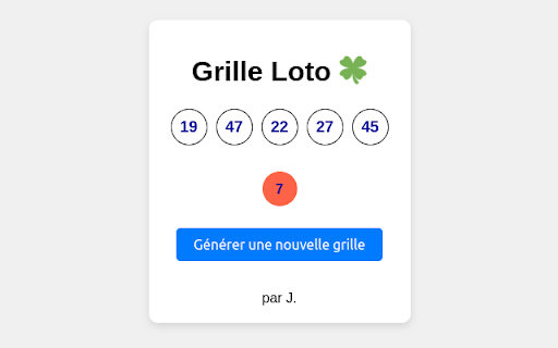 Loto  from Chrome web store to be run with OffiDocs Chromium online