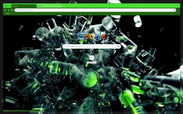 Lots of green glass  from Chrome web store to be run with OffiDocs Chromium online