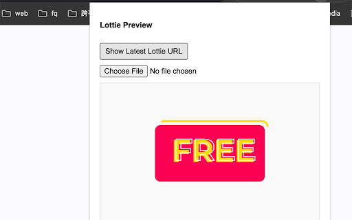 Lottie Preview  from Chrome web store to be run with OffiDocs Chromium online
