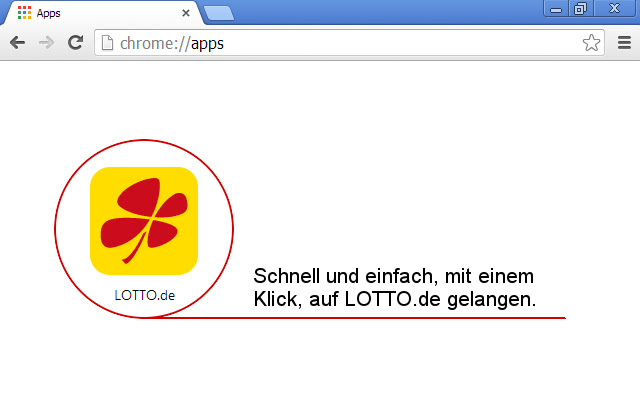 LOTTO.de App amaz.in/g  from Chrome web store to be run with OffiDocs Chromium online