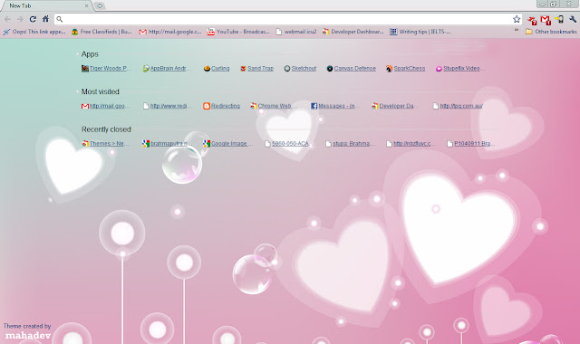 Love Hearts 1280x800  from Chrome web store to be run with OffiDocs Chromium online