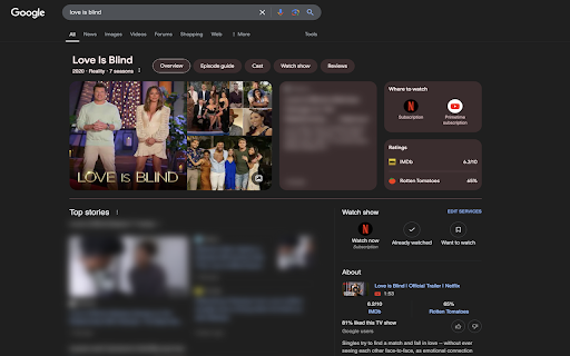 Love Is Blind Spoiler Blocker  from Chrome web store to be run with OffiDocs Chromium online