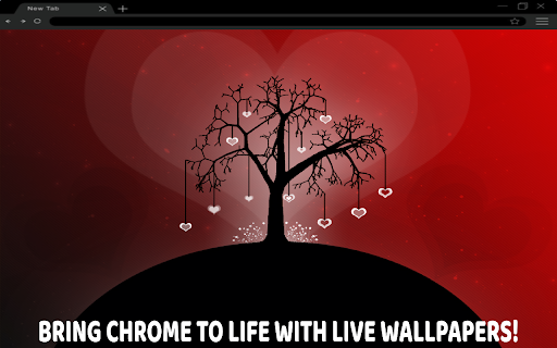 Love Tree Silhouette Live Wallpaper  from Chrome web store to be run with OffiDocs Chromium online