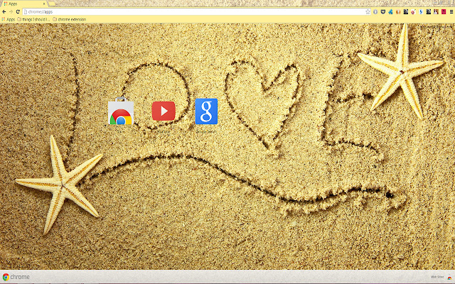 Love Written in the Sand  from Chrome web store to be run with OffiDocs Chromium online
