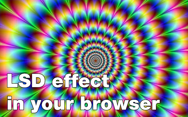 LSD effect  from Chrome web store to be run with OffiDocs Chromium online