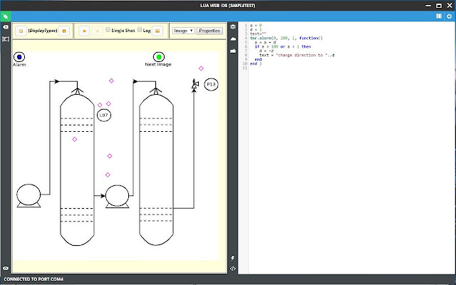 LUA Web IDE  from Chrome web store to be run with OffiDocs Chromium online