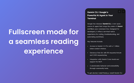 LucidPages — Website Summarizer  from Chrome web store to be run with OffiDocs Chromium online