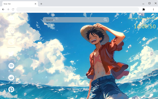 Luffy Beach Set Sail for an Epic Adventure!  from Chrome web store to be run with OffiDocs Chromium online