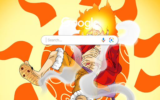 Luffy Sun God Nika Gear 5 Anime Theme  from Chrome web store to be run with OffiDocs Chromium online