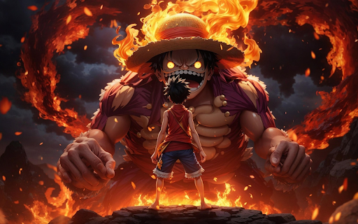 Luffy vs Gear 5  from Chrome web store to be run with OffiDocs Chromium online