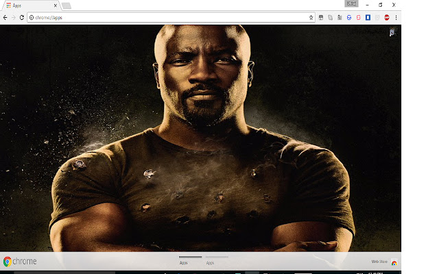 Luke Cage Theme  from Chrome web store to be run with OffiDocs Chromium online