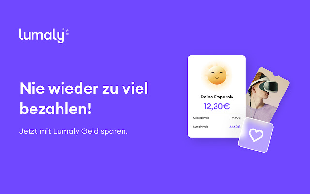 Lumaly Gutscheine  Cashback  from Chrome web store to be run with OffiDocs Chromium online