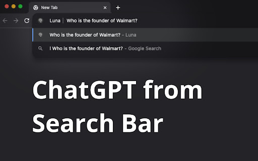 Luna ChatGPT for Chrome  from Chrome web store to be run with OffiDocs Chromium online