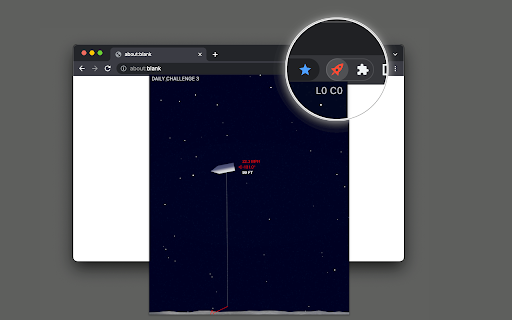 Lunar Lander  from Chrome web store to be run with OffiDocs Chromium online